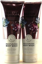 QTY 2 - Bath Body Works CACTUS BLOSSOM Moisturizing Body Wash 10oz