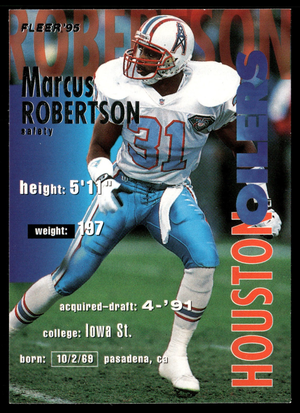 1995 Fleer #151 Marcus Robertson