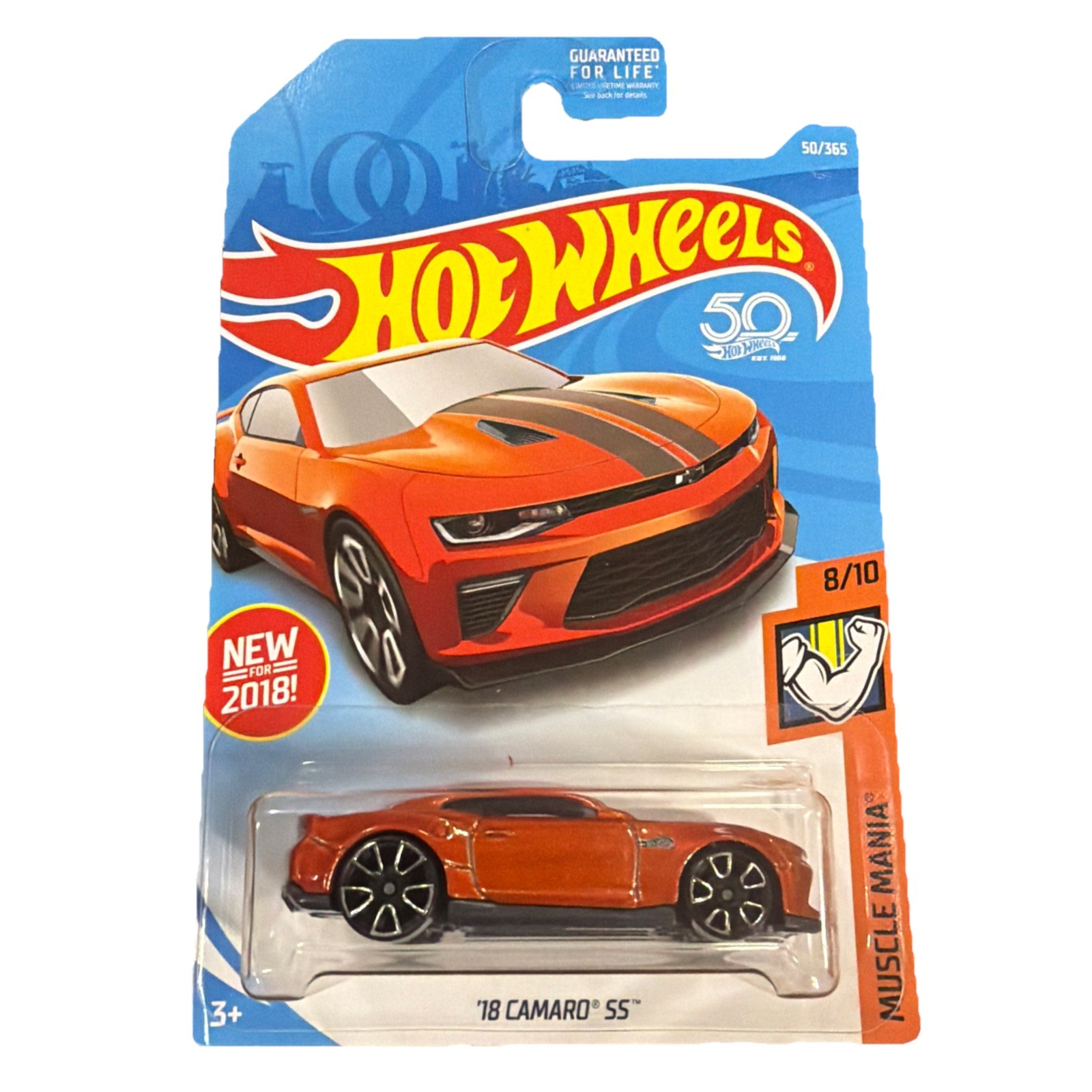 Hot Wheels - '18 Camaro SS (Orange) New Free Shipping