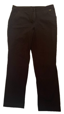 Vintage Jaclyn Smith Collection Black Cigarette Style Fitted Cropped Pants Sz 8