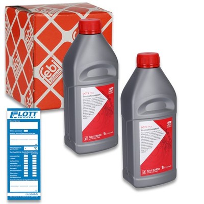 2x Febi Bilstein 1Liter Bremsflüssigkeit DOT 4 Plus 23930