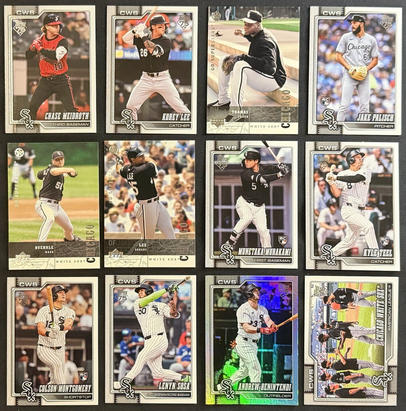 ⚾ Chicago White Sox 12 Card Lot Murakami Rookie RC Buehrle Benintendi Montgomery