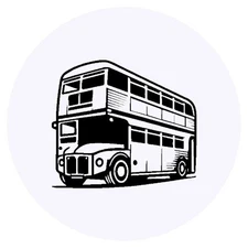 24 x 'Double Decker Bus' Stickers (SK00066339)