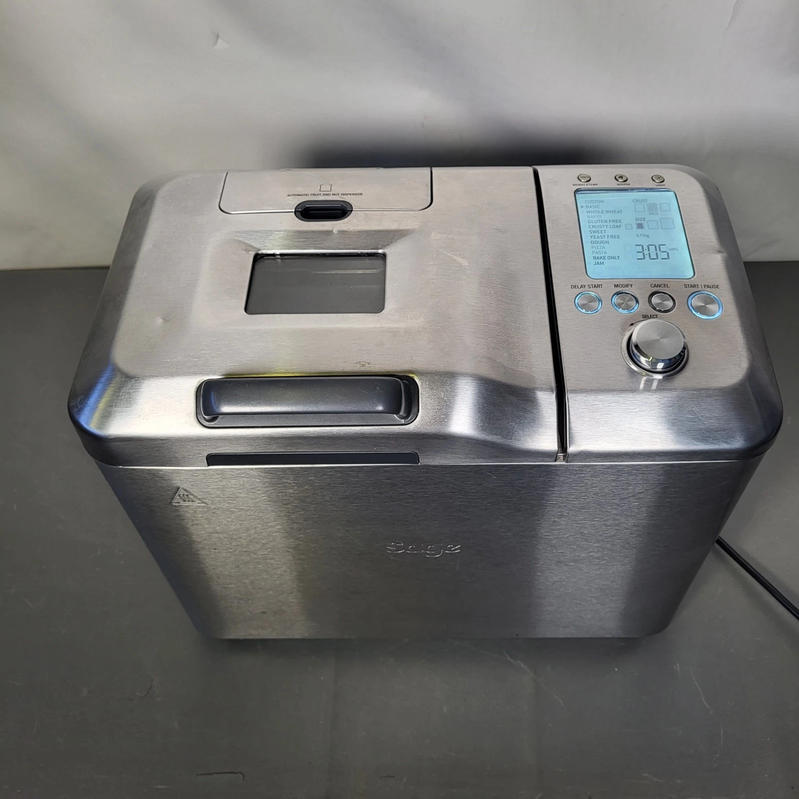SAGE BBM800BSS Bread Maker - Brushed Steel Working Condition Custom Loaf UK
Opens in a new window or