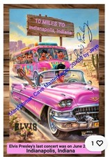 Rear Elvis Presley's last concert  Indianapolis, Indiana 1977 Poster 20X30