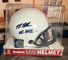 Marcus Allen Signed Penn State Riddell Speed Mini Helmet WE ARE… – JSA Certified