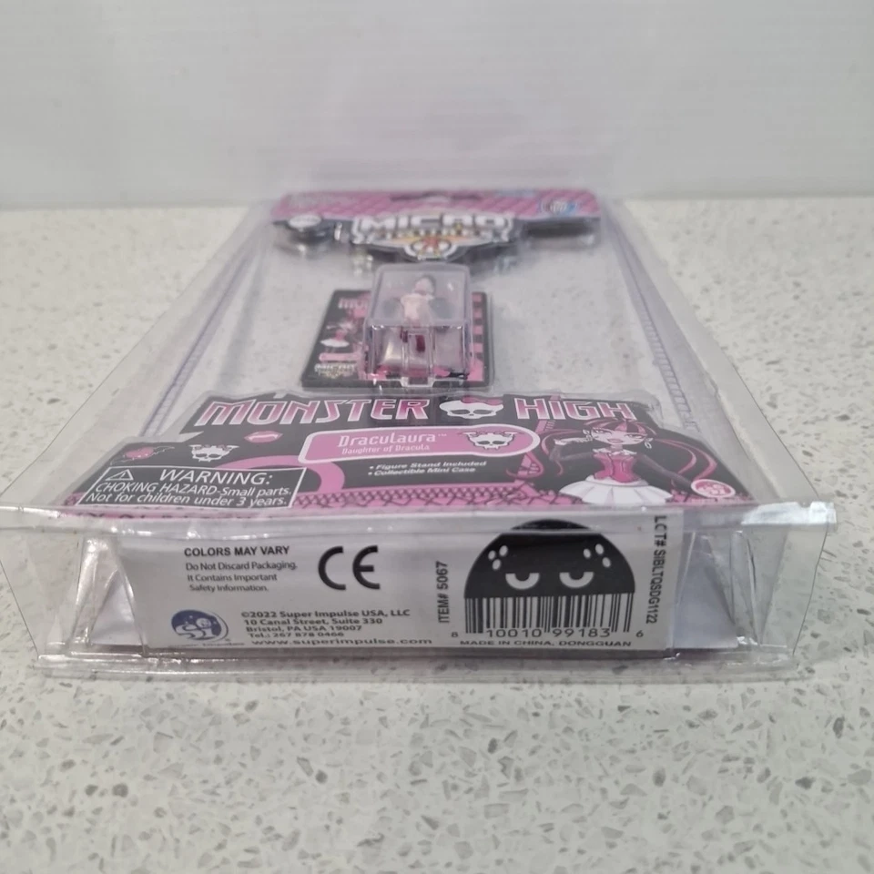 Micro figuras más pequeñas del mundo Monster High Draculaura figura muñeca totalmente nuevas Foto 4 de 4