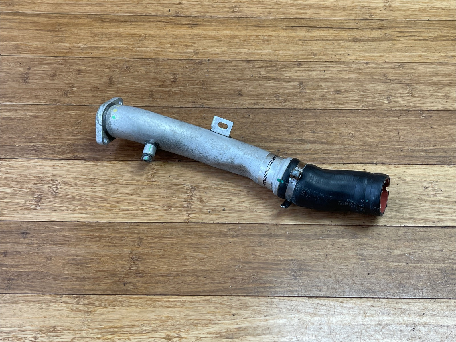 2015-2018 Ferrari California T Left Compressor Flanged Outlet Pipe OEM Original