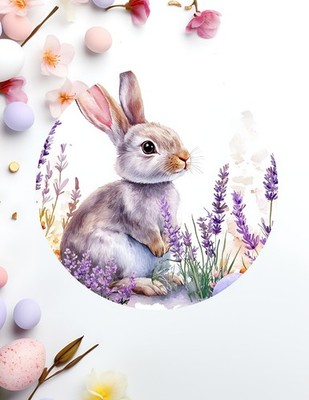 Easter~ Bunny~ 10 inch~ Metal~ Round ~Sign~ FREE shipping~ CHOICE~ Gifts