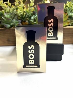2x Hugo BOSS Bottled Absolu Parfum Intense Men s Sample Spray Vials 0.04oz 1.2ml