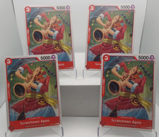 Scratchmen Apoo Playset - OP14-008 x4 - The Azure Sea's Seven - One Piece TCG