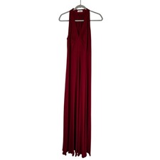 Calvin Klein Valentine’s Red V-Neck Sleeveless Formal Party Maxi Dress Size 8