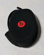 Beats By Dr Dre Headphones Carry Case Black Red Soft Nylon