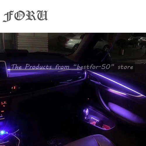 11 Colors For BMW X5 X6 F15 F16 2014-2018 Interior LED Strips Ambient Lighting - Picture 9 of 9