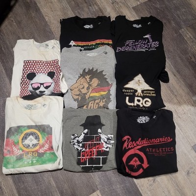 Lrg T-shirt Lot Mens 2xl Lifted Research Group Lot Of 6 Creepy Lion Degenerates