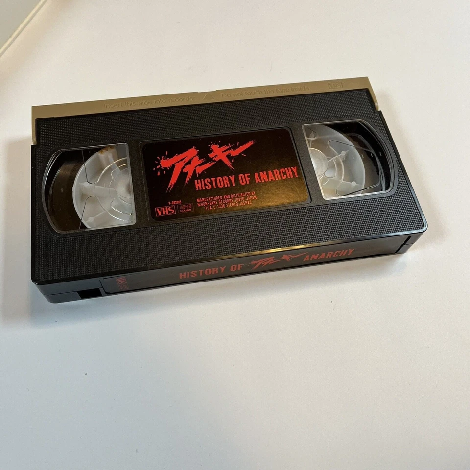 History of Anarchy (アナーキー) VHS Tape Rare Japanese Import 1996 JCVI-001 Punk Rock - Image 4 of 4