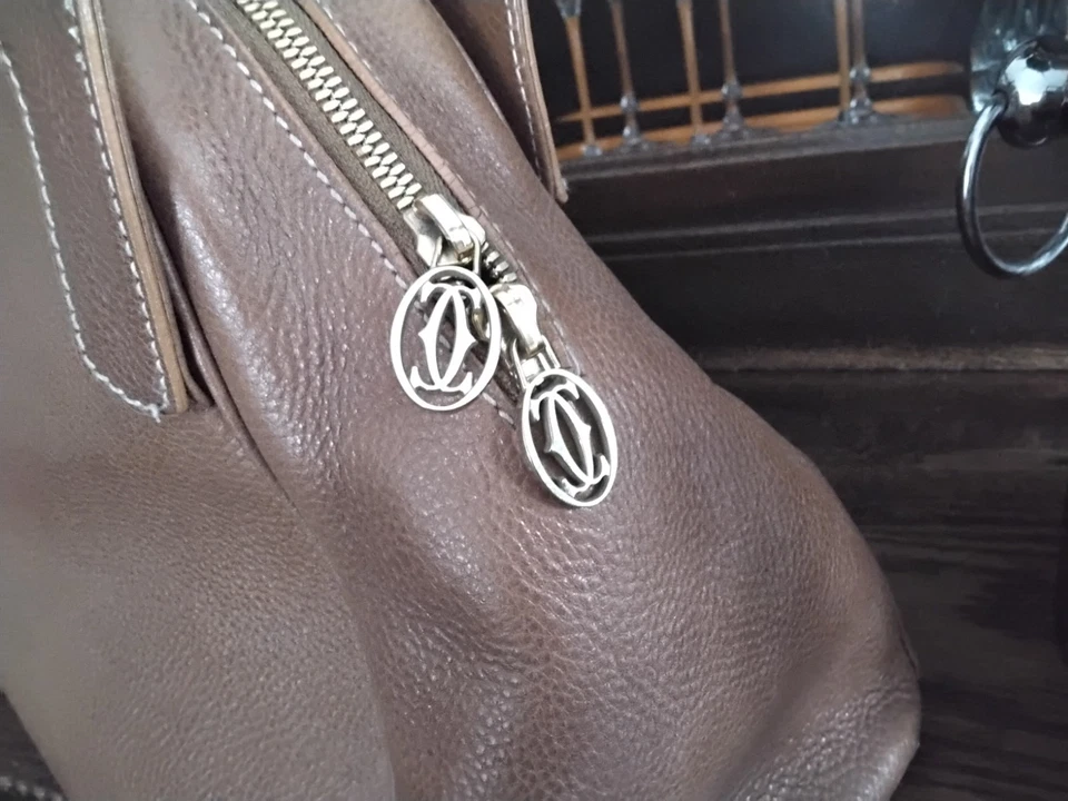 Cartier Handtasche beige, Marcello - Bild 3 von 4