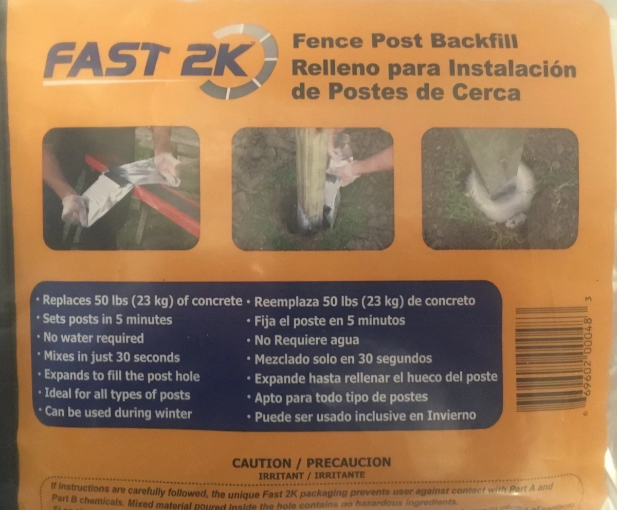 Fast 2K Fence Post Backfill Oz Gray, 47 OFF