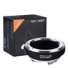 K F Concept Adapter for Nikon F Mount Lens to Leica M Lens Camera M-P M240 M10