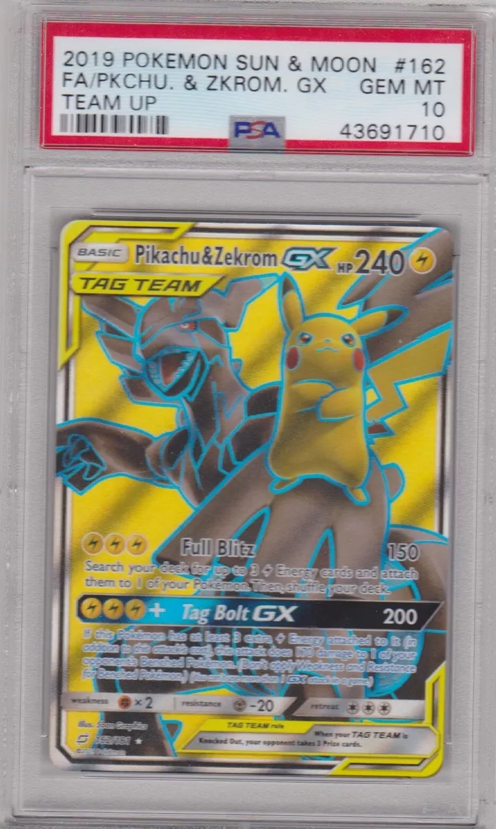 Pikachu & Zekrom GX - Team Up Pokémon card 162/181