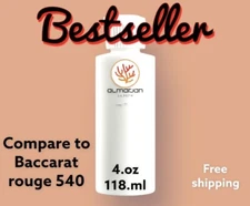 4 oz  Compare BaccaratRouge 540 Cologne Body Oil Fragrance for Unisex