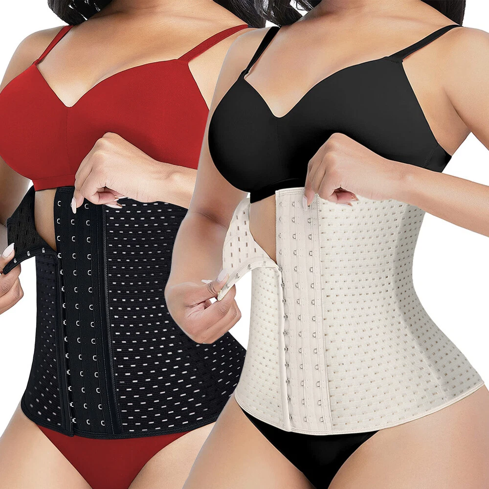 US Women's Corset Waist Trainer Training Body Shaper Trimmer Tummy Slimming  Belt