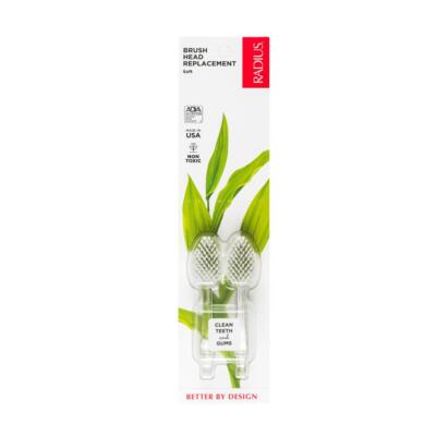 Radiusbürste Ersatzkopf - weich (2er Pack)