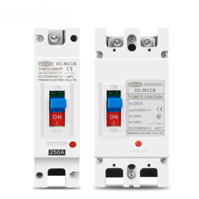 Solar Molded Case Circuit Breaker MCCB Overload Protection Switch Protector PV
