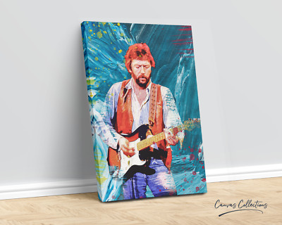 Eric Clapton - Guitar Legends in Colour by Canvas Collections