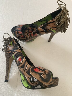 Iron Fist Vintage High Heels Ware wolf, Halloween-coz Play- Sz