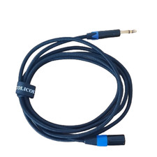 Image of Male XLR to 6.35mm Stereo Jack Cable 3m/10ft Headphone Extension Lead for Mic