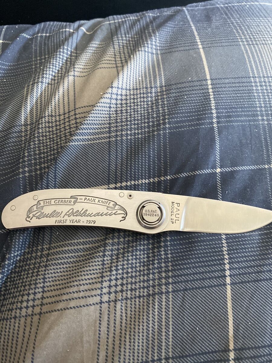 Rare Gerber Paul Knife 2P 40th Anniversary Year 1939 - 1979 #551