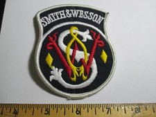 Smith Wesson Patch NRA Rifles Guns Hunting Sports Heat Firearm Weapon 70's