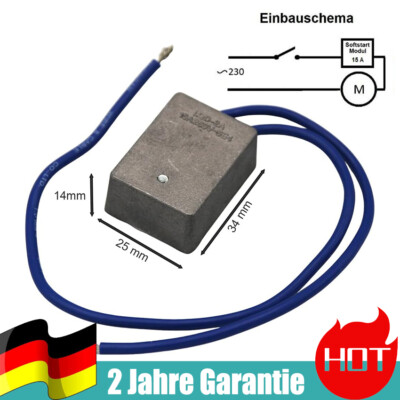 15A 230V Soft Start Anlaufwiderstand Softstart Modul für Kreissäge Handkreissäg