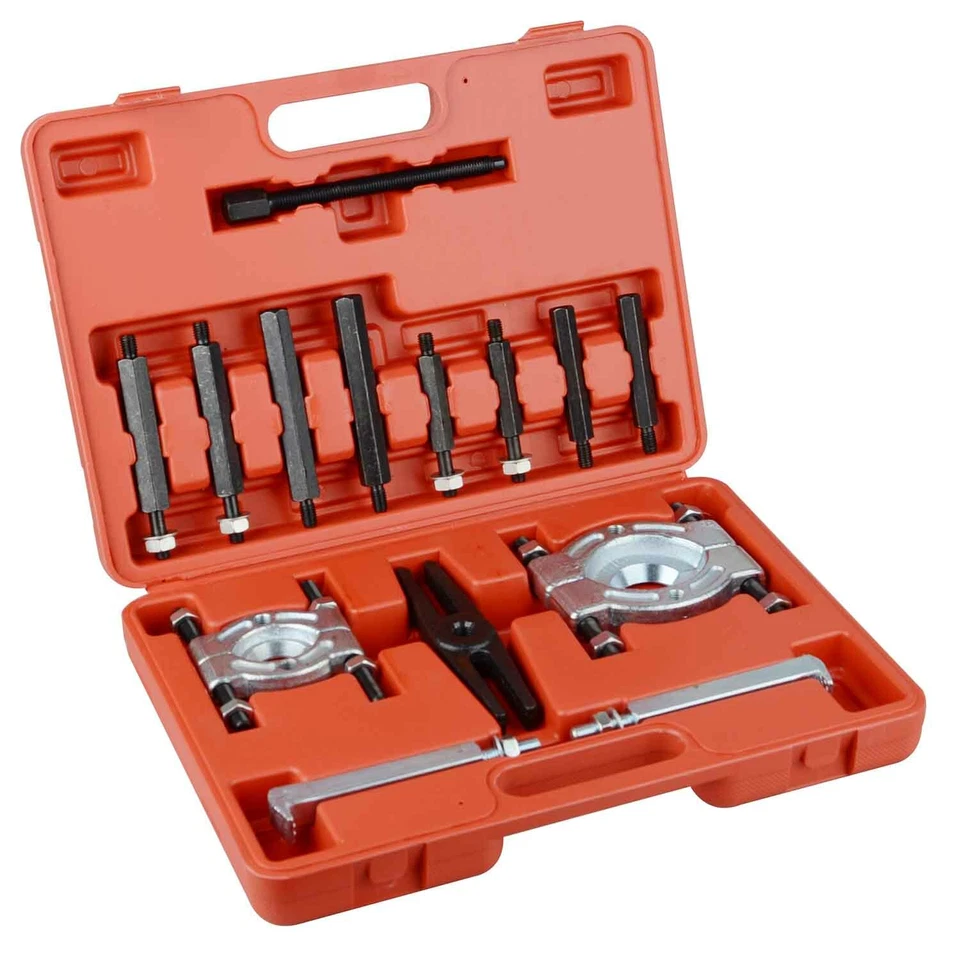 14 pcs Bearing Splitter Gear Puller Fly Wheel Separator Removal Tool Kit Set - image 2 of 3