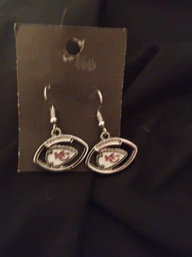 Kansas City Chiefs NFL Fashion Dangle Earrings NEW - Picture 10 of 11