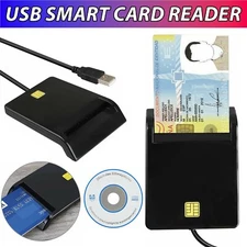 USB CAC Reader DOD Military Common Access ID IC Bank Credit Smart Card for Mac