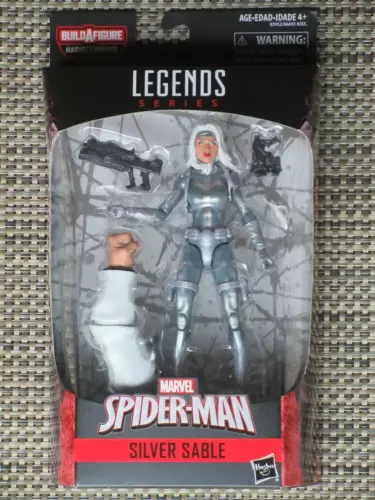 Figura de acción Marvel Legends Silver Sable Kingpin serie BAF SIN USAR, EN CAJA