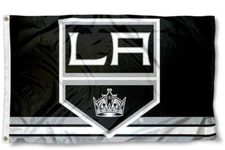LOS ANGELES KINGS 3'X5' FLAG/BANNER **100% FULL COLOR ON BOTH SIDES OF FLAG**