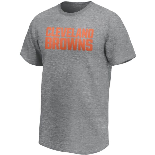 Cleveland Browns NFL Fan T-Shirt Wordmark Logo grau - S