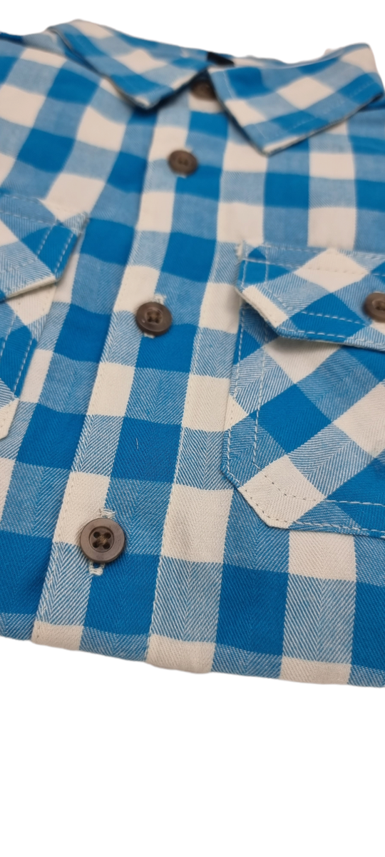 CAMICIA BAMBINO CYCLEBAND A QUADRETTI TG ANNI