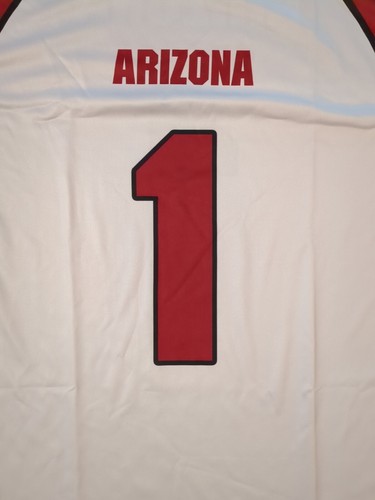 Arizona Cardinals - UNSIGNED CUSTOM Sewn Stitched - White Jersey - #1 - Picture 4 of 5