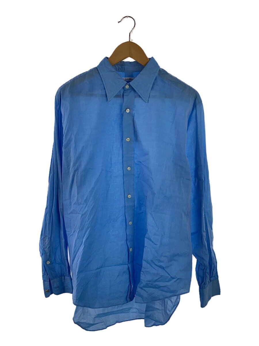NICENESS long sleeve shirt L cotton Blue plain Used | eBay