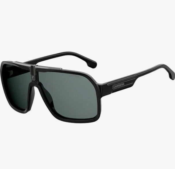 Carrera Men's 1014/S Shield Sunglasses Matte Black/Gray 64 Millimeters