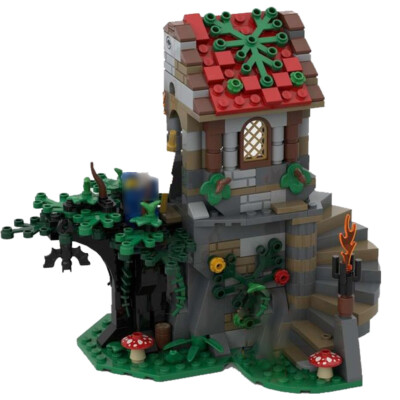 MOC: Micro Medieval Tower Model Building Toys Set for Castle 272 Pieces DIY