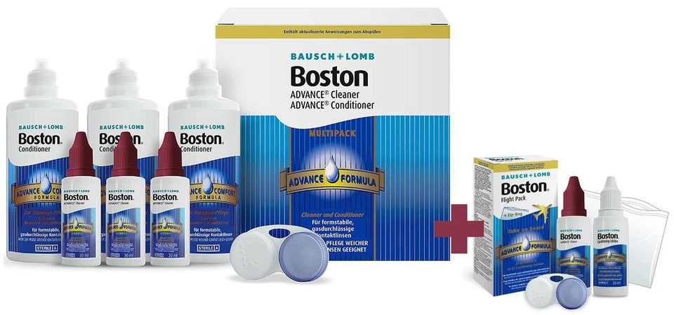 Boston Adv Multipack (3x120ml + 3x30 ml) + Flight Pack im tollen Vorteils Pack - Bild 1 von 1