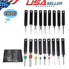 Auto Electrical Repair 18PCS Terminal Removal Tool Kit - Pin Extractor Set