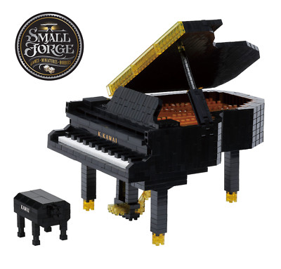 Nanoblock Kawai Grand Piano, Deluxe Edition, NBM-055, 1560 Pieces, Level 3, NEW