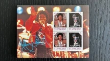 LOT OF 17   St. Vincent 1985 - Michael Jackson - Sheet of 4 Stamps (#3) - MNH