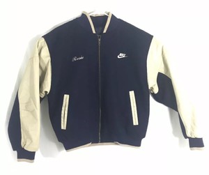nike leather varsity jacket